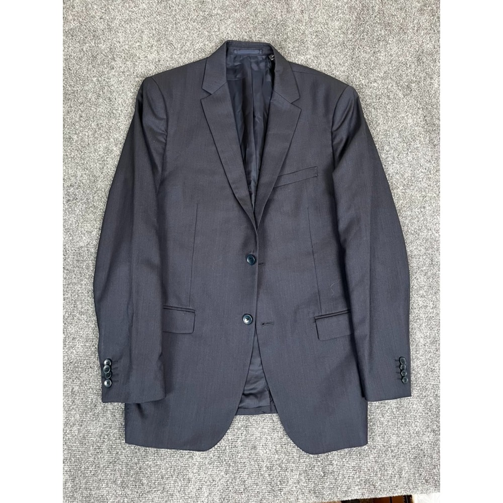 Theory‎  Navy Blue 100 % Wool Blazer Jacket Two Button Men's 42 L